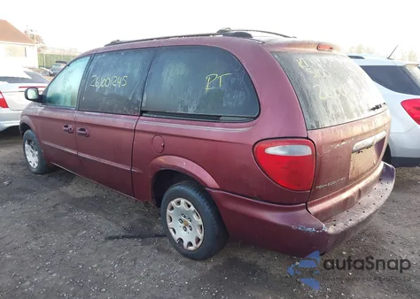 2002 Chrysler Town & Country Lx z USA, uszkodzony, nr VIN 2C4GP44392R643915